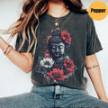 Buddha With Flowers Yoga Tee